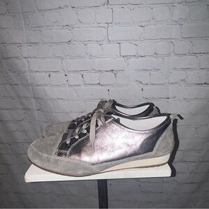 Gabor Comfort Oxifit Lace-up Oxford Silver sneakers women’s size 7